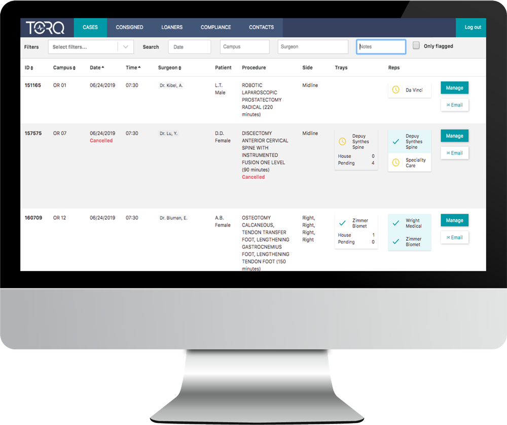 Vendor Management One Health